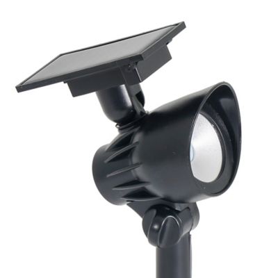 Image showing  11 in. Solar-Powered Outdoor LED Flood Light