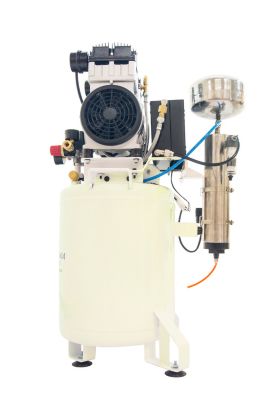Image showing 5 th California Air Tools 2 HP 10 gal. Ultra Quiet and Oil-Free Steel Tank Air Compressor with Air Dryer, 125 PSI