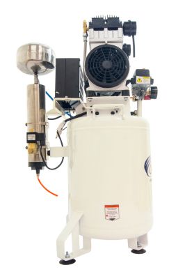 Image showing 5 th California Air Tools 2 HP 10 gal. Ultra Quiet and Oil-Free Air Compressor with Air Dryer, 220V