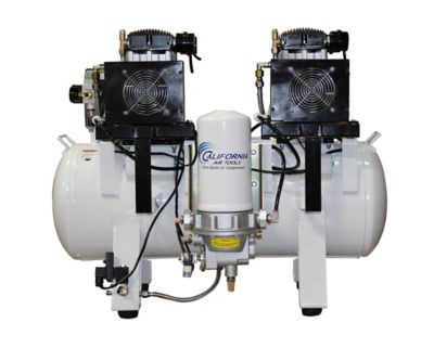 Image showing  4 HP 20 gal. Ultra Quiet Ultra Dry Oil-Free Air Compressor with 98% Air Dryer
