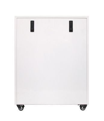 Image showing  1 HP 8 gal. Ultra Quiet and Oil-Free Air Compressor with Air Dryer in Soundproof Cabinet