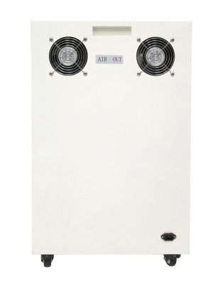 Image showing  1 HP 8 gal. Single Stage Ultra Quiet and Oil-Free Air Compressor in Soundproof Cabinet