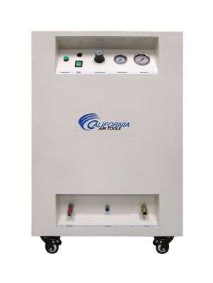 California Air Tools 2 HP 10 gal. Single Stage Ultra Quiet and Oil-Free Air Compressor in Soundproof Cabinet -  10020SPCAD