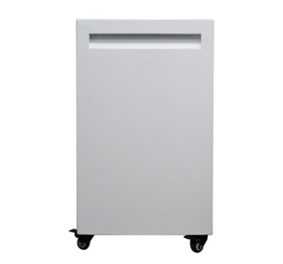 Image showing  2 HP 20 gal. Ultra Quiet and Oil-Free Air Compressor with Auto Drain in Soundproof Cabinet, 125 PSI