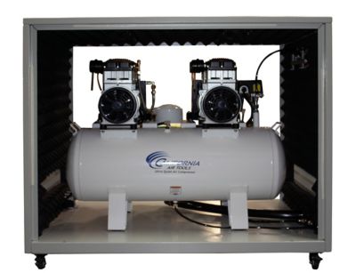 California Air Tools 4 HP 20 gal. Ultra Quiet and Oil-Free Air Compressor with Air Dryer in Soundproof Cabinet
