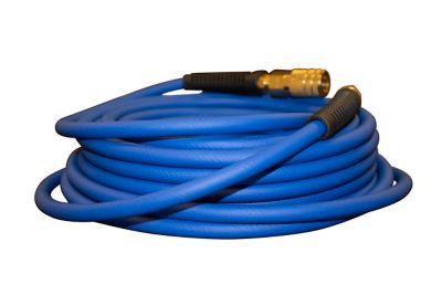 Image showing  1/4 in. x 50 ft. Hybrider Flex Hybrid Air Hose with Industrial Quick Connect Air Fittings, 200 PSI