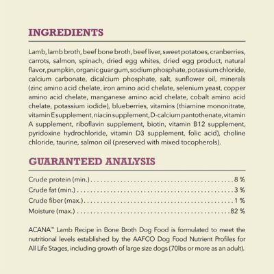 Image showing 5 th ACANA All Life Stages Premium Chunks Lamb Recipe in Bone Broth Wet Dog Food, 12.8 oz.