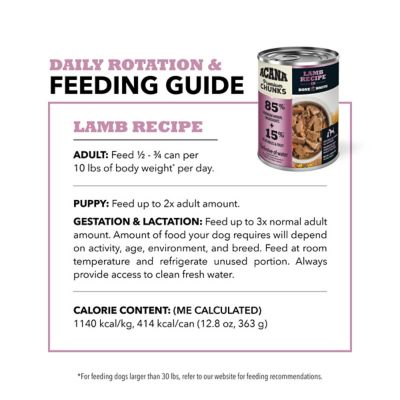 Image showing 6 th ACANA All Life Stages Premium Chunks Lamb Recipe in Bone Broth Wet Dog Food, 12.8 oz.