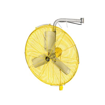 Jan Fan 20 in. Industrial Air Circulator with I-Beam Mount, Yellow