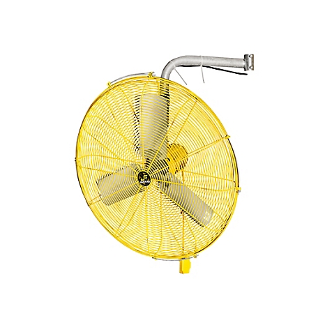 Jan Fan 20 in. Industrial Air Circulator with I-Beam Mount, Yellow