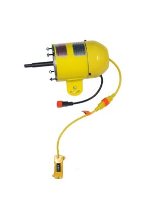 Image showing  20 in. Industrial Air Circulator with I-Beam Mount, Yellow