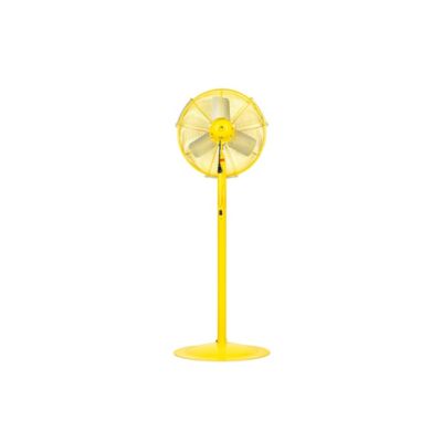 Image showing  20 in. Industrial Pedestal Air Circulator, Yellow/Yellow