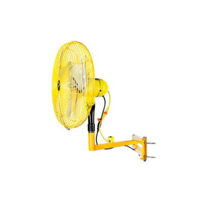 Image showing  20 in. Industrial Air Circulator with Articulating Arm Mount, Yellow