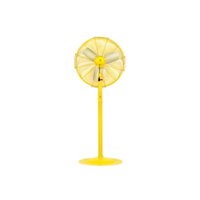 Image showing  24 in. Industrial Pedestal Air Circulator, Yellow/Yellow