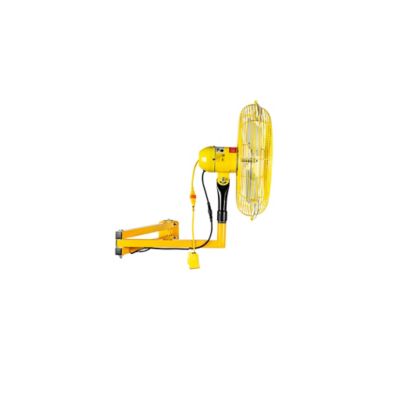 Image showing  24 in. Industrial Air Circulator with Articulating Arm Mount, Yellow