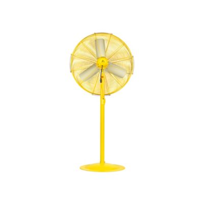 Image showing  30 in. Industrial Pedestal Air Circulator, Yellow/Yellow