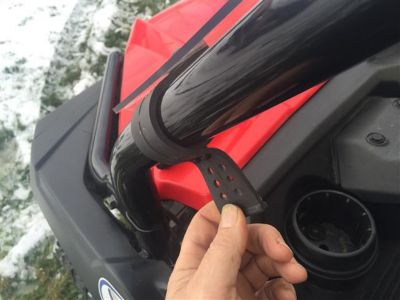 Image showing  Hard Coat Windshield with Fast Straps for Pioneer 500 and 520