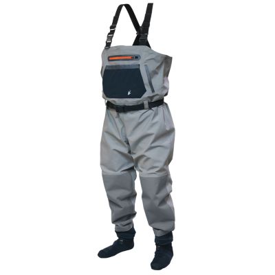Frogg Toggs Men's Sierran Reinforced Nylon Breathable Stockingfoot Wader Please help us out by offereing size 13/14 boot foot waders in large and extra large