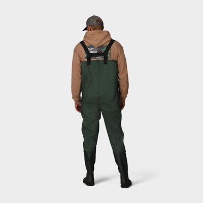Image showing  Men's Cascades 2-Ply Bootfoot Poly/Rubber Cleated Chest Wader