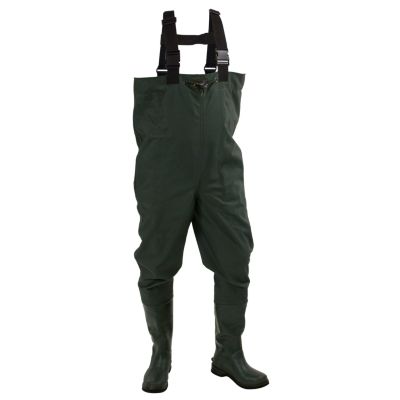 Frogg Toggs Men's Cascades 2-Ply Bootfoot Poly/Rubber Felt Chest Wader