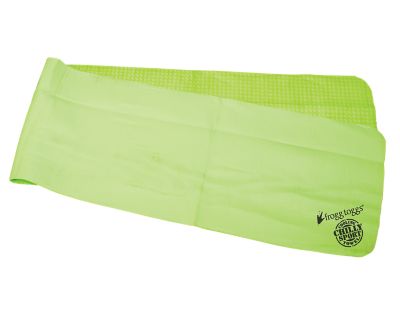 Frogg Toggs Chilly Sport Neck Wrap and Headband, Lime Green