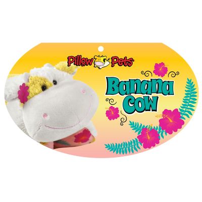 Image showing  Sweet Scented Banana Cow Pillow Toy