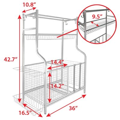 Image showing  Garage Storage Organizer, 42 in. x 36 in. x 16 in.