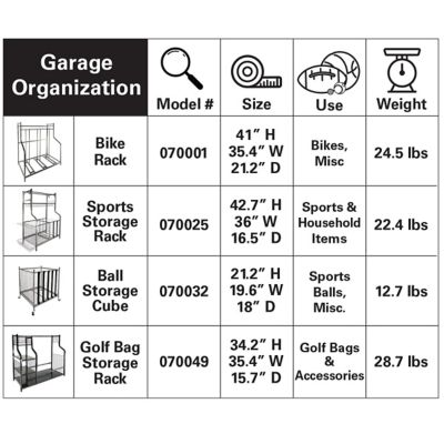 Image showing 7 th Storage Logic Sports Ball Organizer
