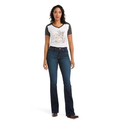 Image showing 5 th Ariat Women's Relaxed Fit High-Rise Ballary Bootcut Jeans