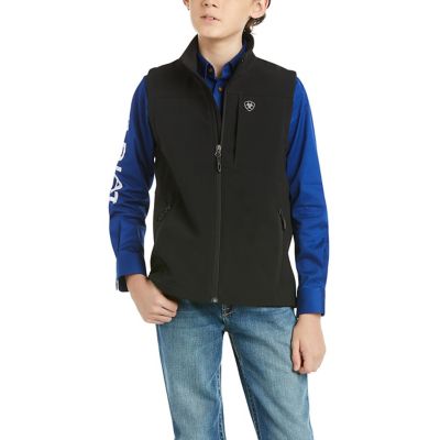 Image showing 0 th Ariat Boys' Wind/Water-Resistant Vernon 2.0 Softshell Vest