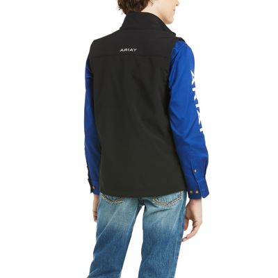 Image showing 1 th Ariat Boys' Wind/Water-Resistant Vernon 2.0 Softshell Vest