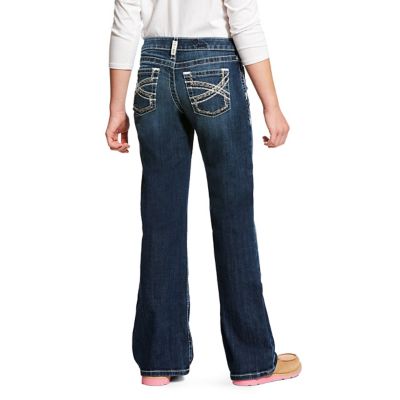 Image showing  Girls' Real Entwined Slim Fit Boot Cut Jeans