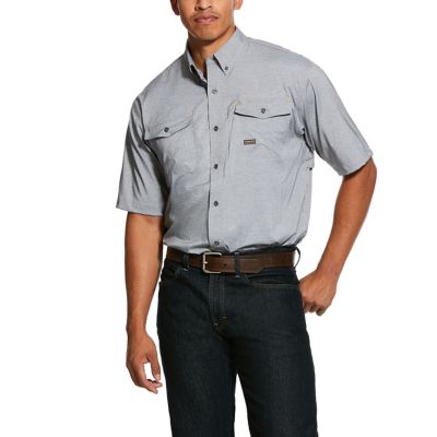Image showing 0 th Ariat Men's VentTEK DuraStretch Rebar Made Tough Short-Sleeve Work Shirt