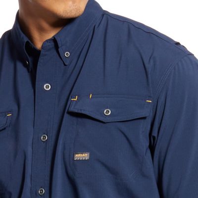 Image showing  Men's VentTEK DuraStretch Rebar Made Tough Short-Sleeve Work Shirt