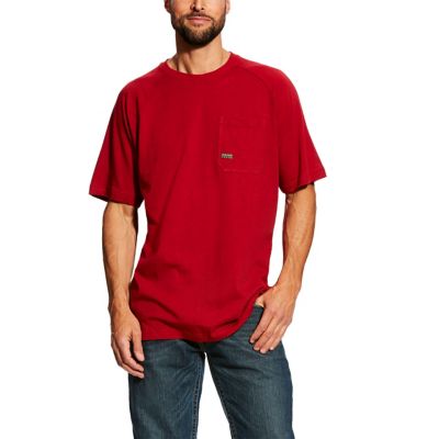 Ariat Men's Rebar Cotton Strong Short -Sleeve Work T-Shirt