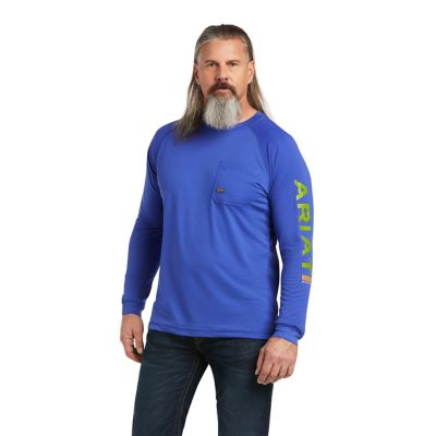 Ariat Men's Rebar Heat Fighter Long-Sleeve Work T-Shirt