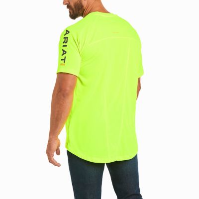 Image showing 1 th Ariat Men's Rebar Heat Fighter Short-Sleeve Work T-Shirt