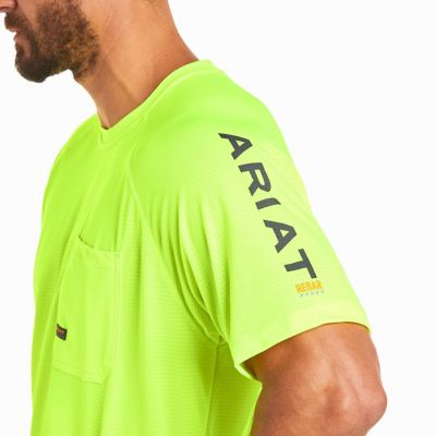Image showing 2 th Ariat Men's Rebar Heat Fighter Short-Sleeve Work T-Shirt