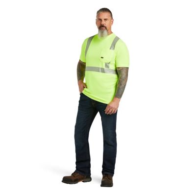 Image showing 2 th Ariat Men's Hi-Vis Rebar ANSI Work T-Shirt