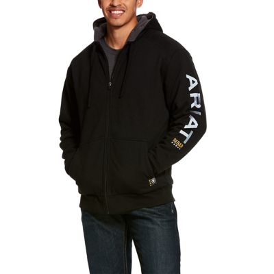 Ariat Men's Rebar All-Weather Full-Zip Work Hoodie