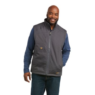 Ariat Men's Rebar Washed DuraCanvas Insulated Work Vest