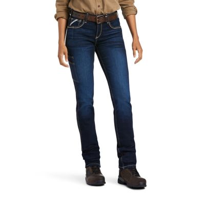 Ariat Women's Slim Fit Perfect-Rise Rebar Work Flex Riveter Jeans