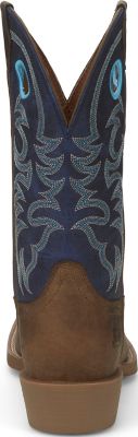 Image showing 5 th Justin Men's Stampede Muley Square Toe Western Boots, 12 in.