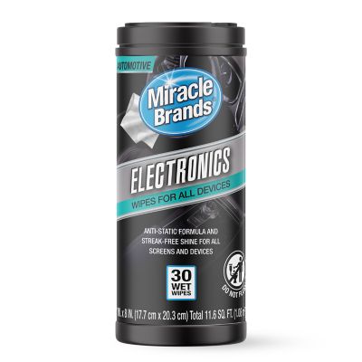 Miracle Brands MiracleWipes Auto Electronics, 30 ct.