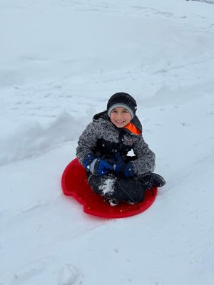 Image showing  26 in. Snow Saucer, Red