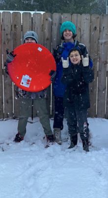 Image showing  26 in. Snow Saucer, Red