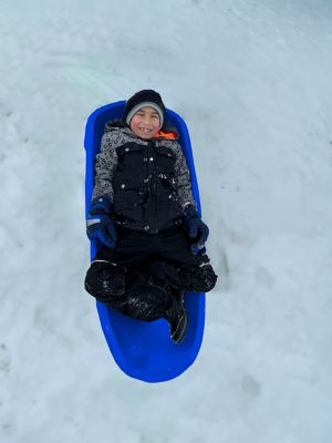 Image showing  Snow Sled, 48 in., Blue