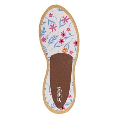 L'chic Shoe-To-Chew Ultimate Lightweight Dog Toy, Floral Shoe