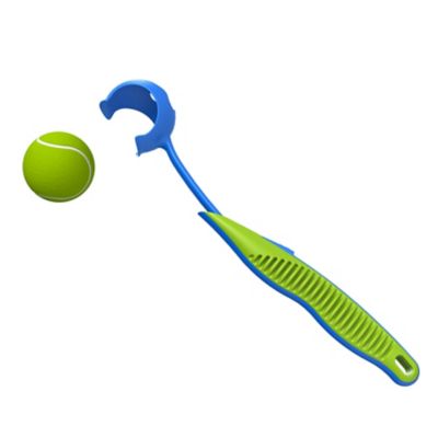 L'chic Pet Nugget Ball Tosser Launcher Retrieving Dog Toy Handle extends and holds tennis ball securely