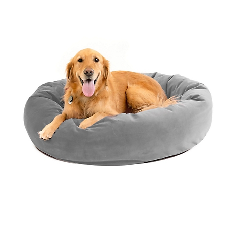 The Fabric Outlet Memory Foam Luxury Velvet Dog Bed, Washable